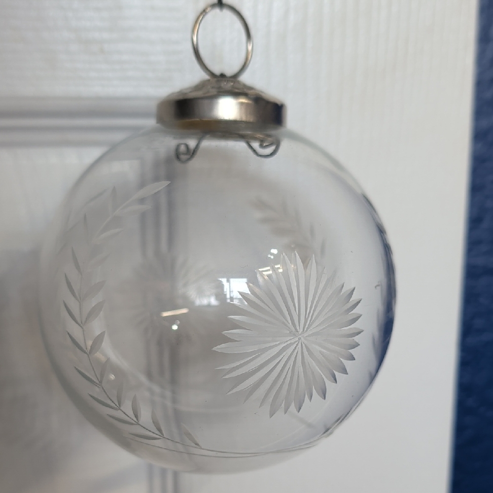 Clear Ball Ornament